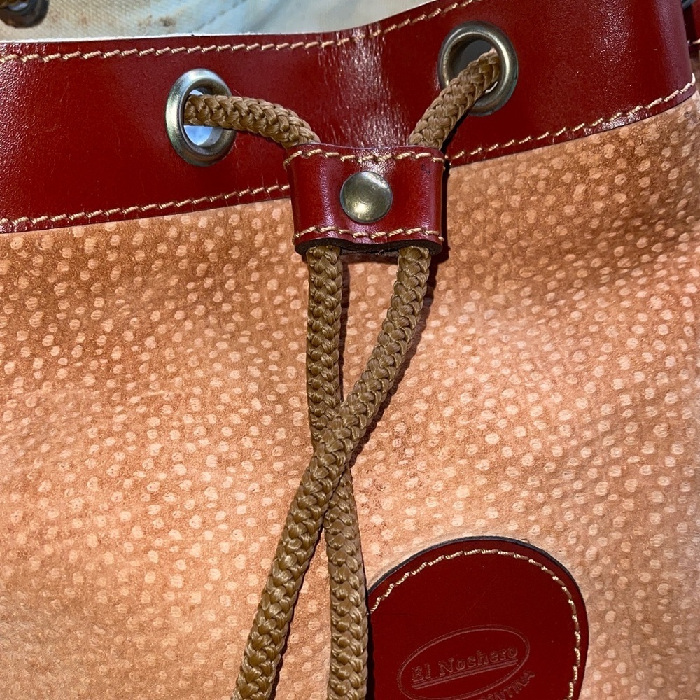 Beautiful El Nochero Argentina Bucket Shoulder Bag Quality Bag - Picture 8 of 9